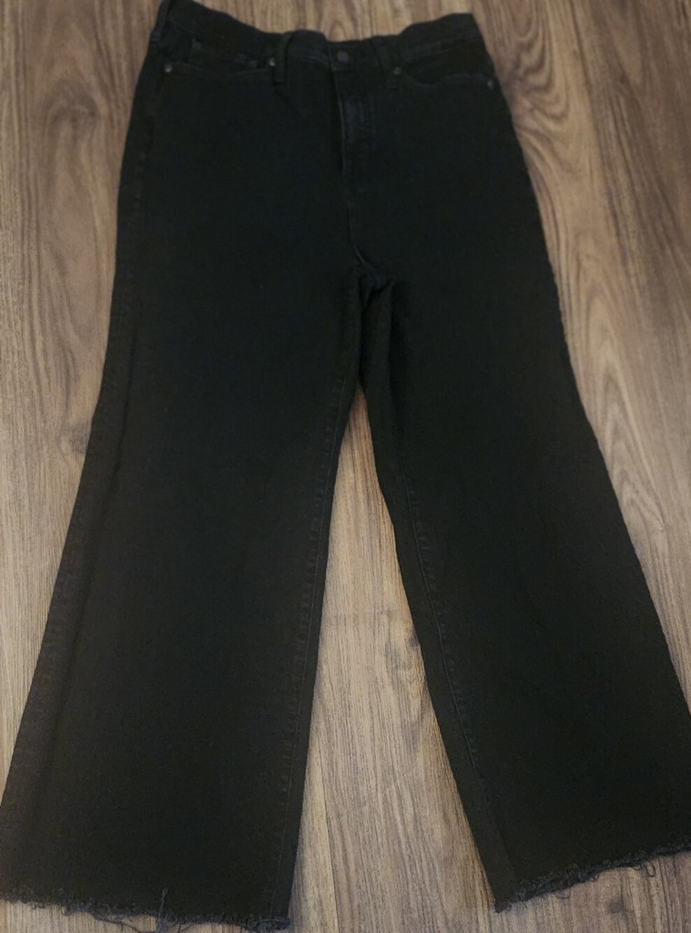J. Crew Straight Leg Jeans in Black